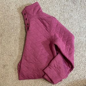 Pink quarter button up